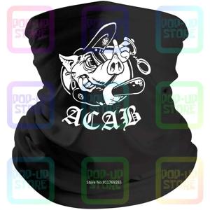 Ac....Ab 경찰 잔인함 돼지 1312 커프스 무기 Small-5Xl 사용 가능 검은색 두건 발라클라바 스카프 목 각반 입 커버