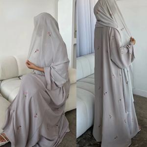 여성용 오픈 기모노 시폰 블랙 아바야 원피스, 터키 이드 라마단 카프탄 무슬림 가디건 코트, 이슬람 의류, Jalabiya 아랍 가운