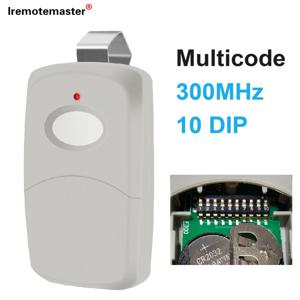 멀티코드 3089 차고 문 오프너 원격 송신기 교체 308911 ,MCS 308911 ,10 딥 스위치 300mhz, 회색