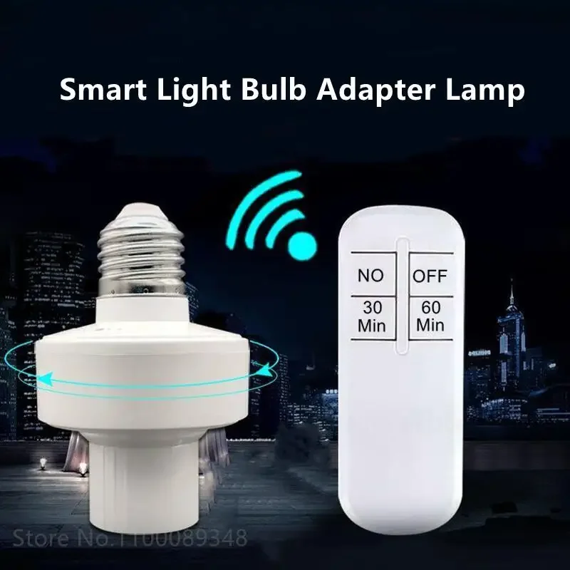 무선 원격 제어 E27 라이트 소켓 스마트 스위치 LED 램프베이스 하우스 타이머 스위치 WiFi 전구 홀더 룸 스마트 장치