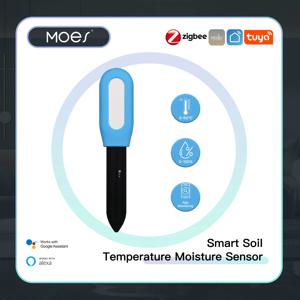 MOES 스마트 ZigBee 토양 온도 측정기 수분 습도 센서 식물 모니터 감지기 정원 자동화 관개