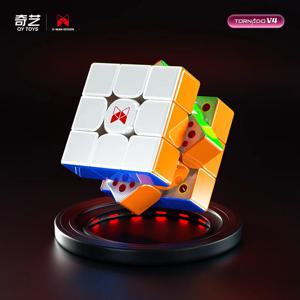 JudyCube Qiyi X-Man Tornado V4M Pioneer UV 버전 마그네틱 매직 스피드 큐브 Qiyi XMD Tornado V4 M 플래그십 버전