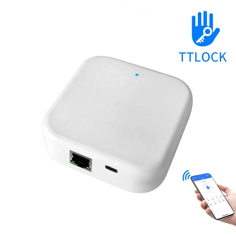 TTLock 앱 장치 G3 게이트웨이, RJ45 이더넷 포트, 스마트 문짝 잠금 장치, 유선 게이트웨이, 원격 잠금 해제, 알렉사 구글 음성 제어