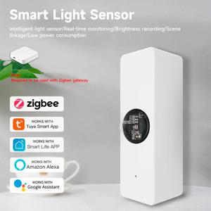 Tuya ZigBee 광 센서 휘도 센서 조명 밝기 감지기 스마트 홈 자동화 App 제어 Tuya 광 감지기