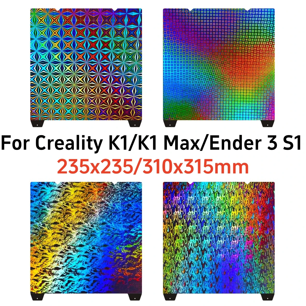 2024 새로운 Creality K1 Max 빌드 플레이트 K1C 침대 Creality k1 빌드 플레이트 PEO PEI 시트 235x235 310x315 Ender 3 S1 Ender 3 V3 Se Bed