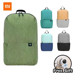 XIAOMI 다채로운 작은 배낭 남자와 여자의 어깨 가방 야외 방수 학생 휴대용 스포츠 가방 10-15L