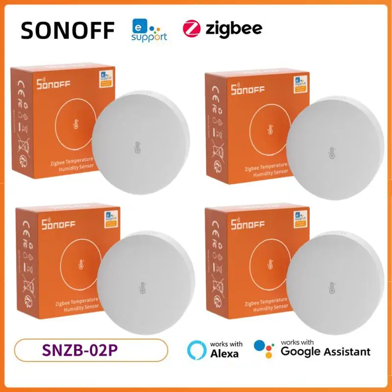 SONOFF SNZB-02P Zigbee 온도 및 습도 센서 Ewelink Alexa Google Home Smartthings를 통한 스마트 홈 온도계 감지기
