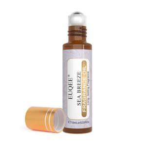 EUQEE 10ml 롤온 향수 오일 스킨 씨 브리즈 화이트 머스크 코코넛 & 바닐라 버블 껌 녹차 오래 지속되는 향기