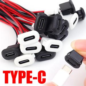 USB C타입 2 핀 커넥터 잭 암 C타입 카드 버클, 3A 고속 충전 잭 포트, USB-C 충전기 플러그 소켓, 2-20 개