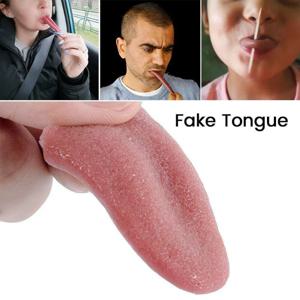 1-10Pcs 현실적인 가짜 혀 장난 강철 바늘 혀 피어싱 마술사 할로윈 만우절 장난 마술 장난감 선물
