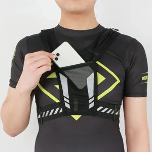 경량 반사 러닝 배낭, 스포츠 러닝 조끼, 휴대폰 카드홀더, 조깅 피트니스 조끼, 남녀공용