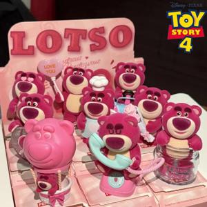 디즈니 픽사 Lotso 딸기 곰 환상적인 데이트 시리즈 블라인드 박스 조수 놀이 액션 피규어 카와이 인형 장식 유행 선물
