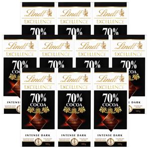 농심 린트 엑설런스 다크 70% 초콜릿 100g 10개