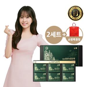 [농협홍삼]한삼인 홍삼 녹용 진액 60mlX30포 2세트+쇼핑백