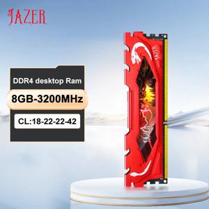 JAZER DDR4 Ram 16GB 8GB 32GB 3200MHz 3600MHz PC4 데스크탑 게임 메모리 지원 마더보드 DDR4 메모리
