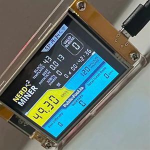 SuperDeals 새로운 Nerdminer V3 2.8인치 BTC 솔로 복권 Nerd Miner 암호화 비트코인 ​​광부 솔로 마이닝 머신