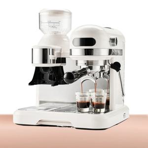 ST 1550W 1.4L 전문 이탈리아 콩 컵 홈 오피스 레스토랑 카페 커피 메이커 에스프레소 머신 (그라인더 포함)