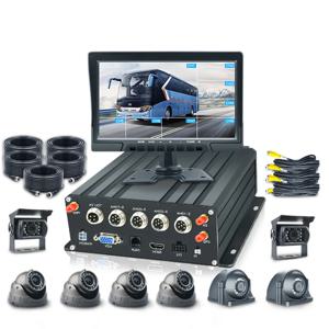 보안 턱 Dvr 트레일러 버스 카메라 시스템 4ch 8ch Mdvr 오디오 기록 비디오 감시 트럭 자동차 4g Gps Ai Cctv 모바일 Mdvr