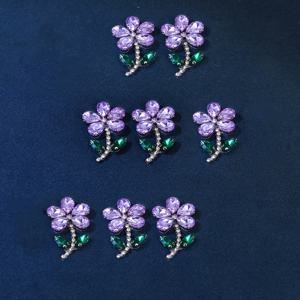 라인스톤 다리미, 다이아몬드 꽃 패치, DIY용 남성 및 여성 의류 액세서리, 신발, 모자, 청바지, 가방 SP107
