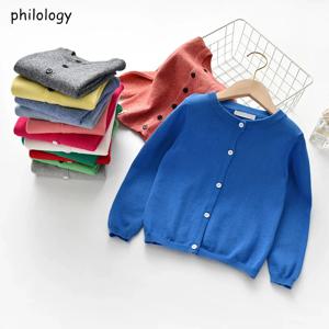 PHILOLOGY 봄 가을 니트 카디건 스웨터 아기 어린이 의류 소년 소녀 스웨터 아동복 아기 소년 의류 겨울