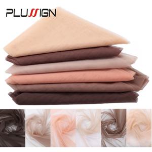 0.25 야드/개 Plussign 스위스 레이스 그물 가발 만들기 레이스 가발에 대한 가져 오기 재료 정면 폐쇄 Hairnet 가발 액세서리 만들기