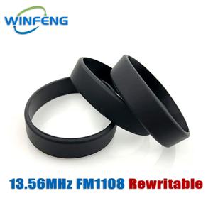 13.56MHz RFID 실리콘 팔찌 팔찌 방수 NFC 태그 손목 밴드 MF S50 1K 읽기 쓰기 IC 도어 액세스 제어 카드