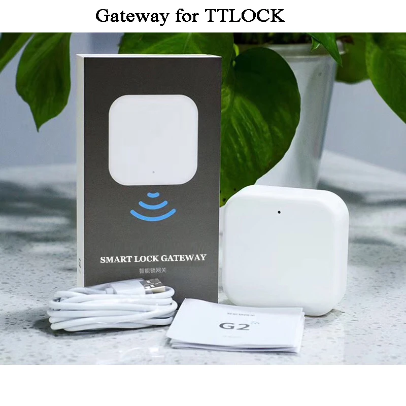 스마트 도어 잠금 장치 용 TTLOCK G2 Wifi 게이트웨이 Bluetooth TTlock 전화 원격 제어 잠금 장치 Wifi 변환기에 Bluetooth 잠금 해제