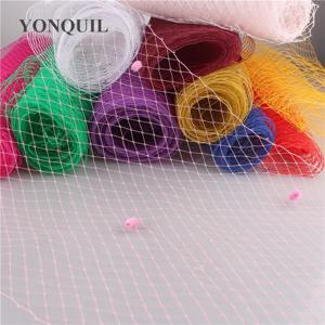 도트 신부 웨딩 매혹적인 모자 메쉬 새장 베일, DIY 헤어 액세서리, 네트 패브릭 머리 장식 베일, 45cm 너비