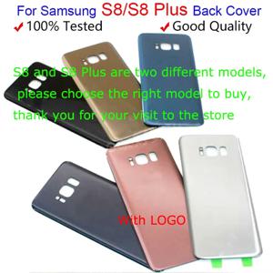 S8 G950 SM-G950F G950FD S8 Plus S8 + G955 SM-G955F G955FD 후면 후면 유리 케이스 용 후면 배터리 커버