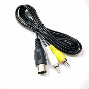 SEGA 메가 드라이브 1용 고품질 AV 오디오 비디오 케이블 Genesis 1용 RCA 코드