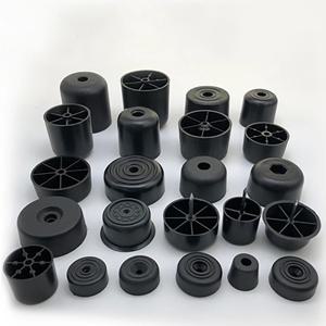 2/4pcs 가구 슬라이더 글라이드 네일 직경 24-60mm 라운드 플라스틱 의자 테이블 소파 발동기 바닥 보호기 조정 가능한 레벨러