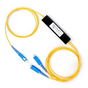 SC UPC 1X2 PLC 단일 모드 광섬유 분배기 FBT 광 커플러 1X2 광섬유 분배기