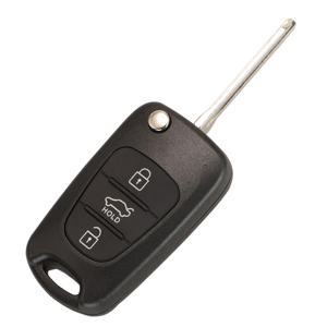 Jingyuqin 원격 자동차 키 케이스 쉘 현대 소나타 Tucson Mistra Veloster IX25/35 Kia K2 K5 Soul Forte Rio Carens 3B