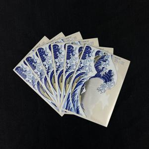 60 PCS 멀티 사이즈 카드 슬리브 일본 서핑 패턴 트레이딩 카드 슬리브 MTG/PKM/YGO 용 만화 카드 보호 슬리브