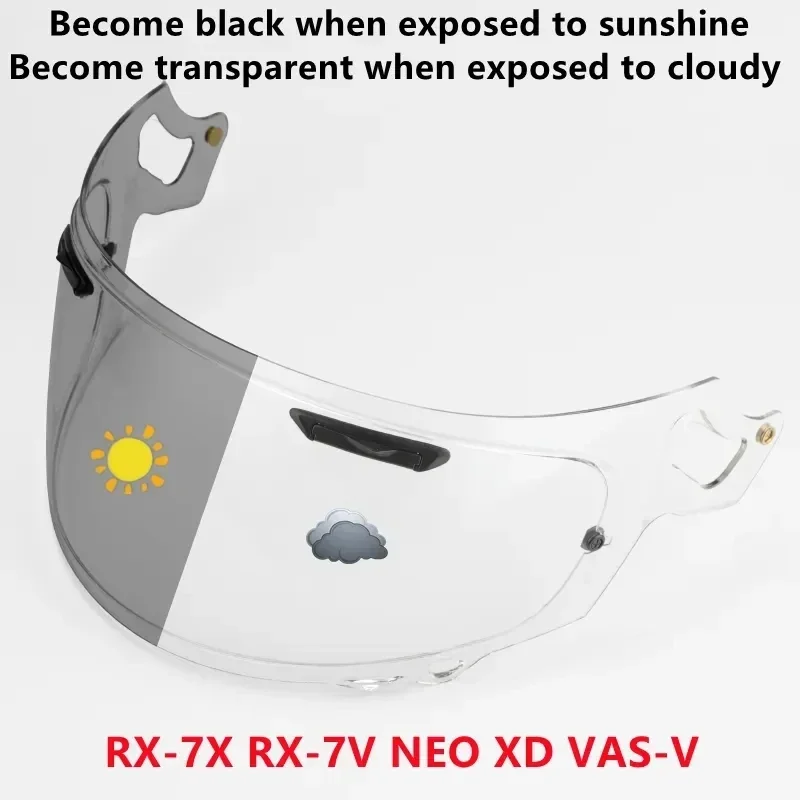 ARAI RX-7X RX7X CORSAIR-X RC RX-7V RX7V PAPIDE-NEO XD VAS-V ASTRO-GX QUANTUM-X SIGNET-X CHASER-X QUANTIC용 광변색 바이저