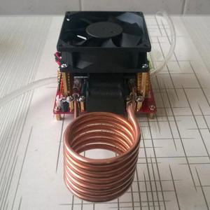 검정색과 빨간색 1000w ZVS Alat 유도 가열 플레이트 키트 히터 쿠커 코일 튜브 Diy 히터 점화 Pemanas Hitam Dan Merah