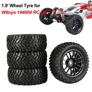 1.9 인치 75mm 오프로드 버기 타이어 휠 12mm 육각 허브 고무 1/14 1/16 1/10 RC 자동차 Wltoys 144001   Scx10 트랙사스 Trx-4 타미야
