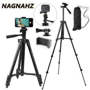 NA-3120 전화 삼각대 40 인치 범용 사진 Gopro 아이폰 삼성 Xiaomi 화웨이 아이폰 알루미늄 여행 Tripode