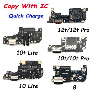 Xiaomi 10T 9T 10 11T Pro 12T 10 Lite USB 마이크로 충전 포트 충전기 도크 플렉스 케이블 (IC 마이크 보드 포함)