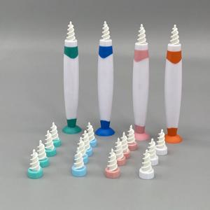 16pcs 부드러운 귀 청소기 실리콘 귀 숟가락 세트 나선형 귀 면봉 귀 왁스 클리너 제거 도구 귀 청소 스틱 면봉 드 Oidos