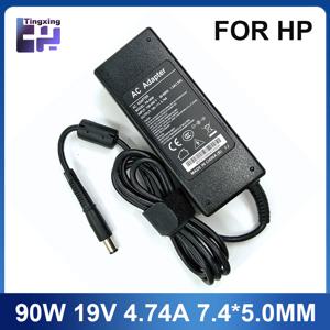 HP Probook 노트북 어댑터 충전기, HP Probook 4440s 4535s 4530S 4540S 6470b 6475b 6570b Pavilion DV3 DV4 DV5 DV6, 19V, 4.74A, 90W, 7.4x5.0mm