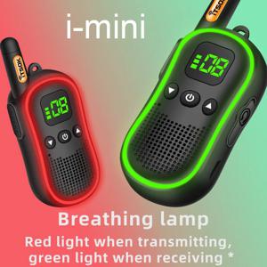 새로운 Anysecu i-mini 장난감 라디오 80 채널 미니 PTT 패션 워키 토키 USB 프로그래밍 케이블로 선택 가능한 3 가지 색상