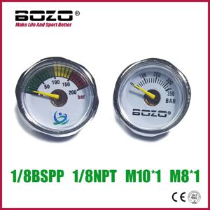 1inch/25mm 200bar 350bar 압력계 게이지 1inch 1/8NPT 1/8BSPP M10*1 고압 핸드 펌프 다이빙 등산