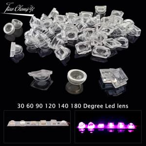 100PCS 5050 LED 렌즈 30 60 90 120 140 180 학위 볼록 광학 렌즈 5050 SMD WS2812 WS2811 SK6812 RGB LED 스타 라이트