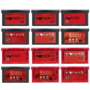 어머니 시리즈 GBA 게임 카트리지 32 비트 비디오 게임 콘솔 카드 어머니 1 2 3 미국/EUR/ESP/FRA 버전 GBA NDS 용 회색 빨간색 쉘
