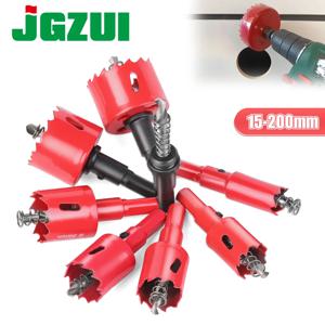 1pc 15-200mm M42 바이메탈 구멍 톱 HSS 드릴 비트 금속 철 알루미늄 스테인레스 플라스틱 DIY 목재 커터 도구