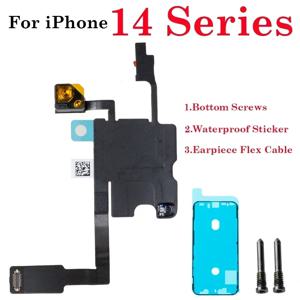 이어폰 근접 광 센서 얼굴 인식 기능 IPhone 14 Plus Pro Max 용 리본 플렉스 케이블 스피커 없음