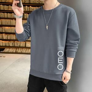 남성용 스웨터 언더 레이 셔츠 용 새 가을, 봄 긴팔 티셔츠 남성용 라운드 넥 풀오버 스웨터