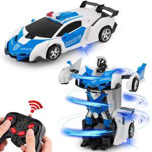 전기 RC 자동차 2 In 1 변환 로봇 스포츠 차량 모델 로봇 소년 장난감 원격 멋진 RC 변형 자동차 아이 장난감 선물