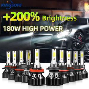 Canbus LED 헤드라이트, 자동차 터보 램프, LED 전구, 12V, 20000LM, H1, H4, H7, H8, H11, 9005, HB3, 9006, HB4, 9012, HIR2, H13, 9004 9007